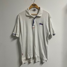 Vintage Nike University of Florida Gators UF Center Swoosh White Polo Large