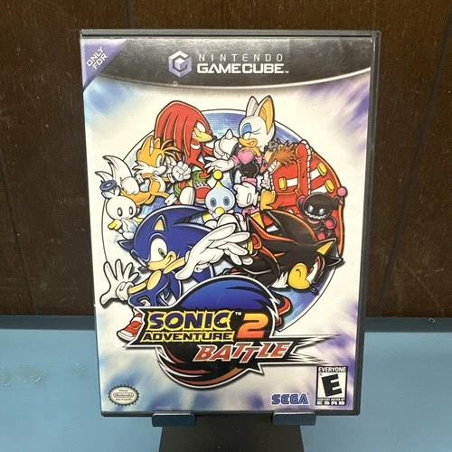 Sonic Adventure 2 Battle (Nintendo GameCube 2002) Complete w/ Manual And REG Crd