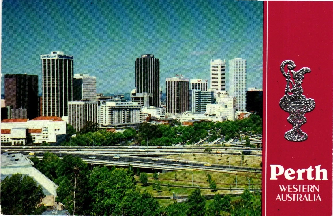 Perth Australia/Oceania Cities & Towns Collectible Topographical