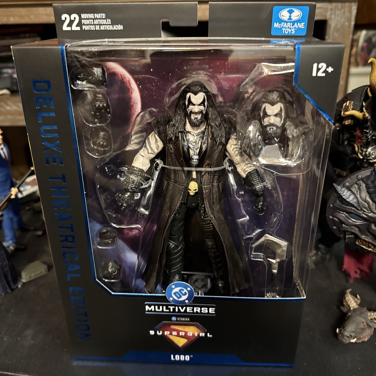 アメコミ TaylorDC multiverse LOBO figure Mcfarlane DC Multiverse Lobo Deluxe Theatrical Edition New In Hand
