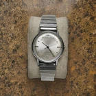 Vintage Timex 1967 Marlin 33mm Men's Mechanical Watch - Silver Tone