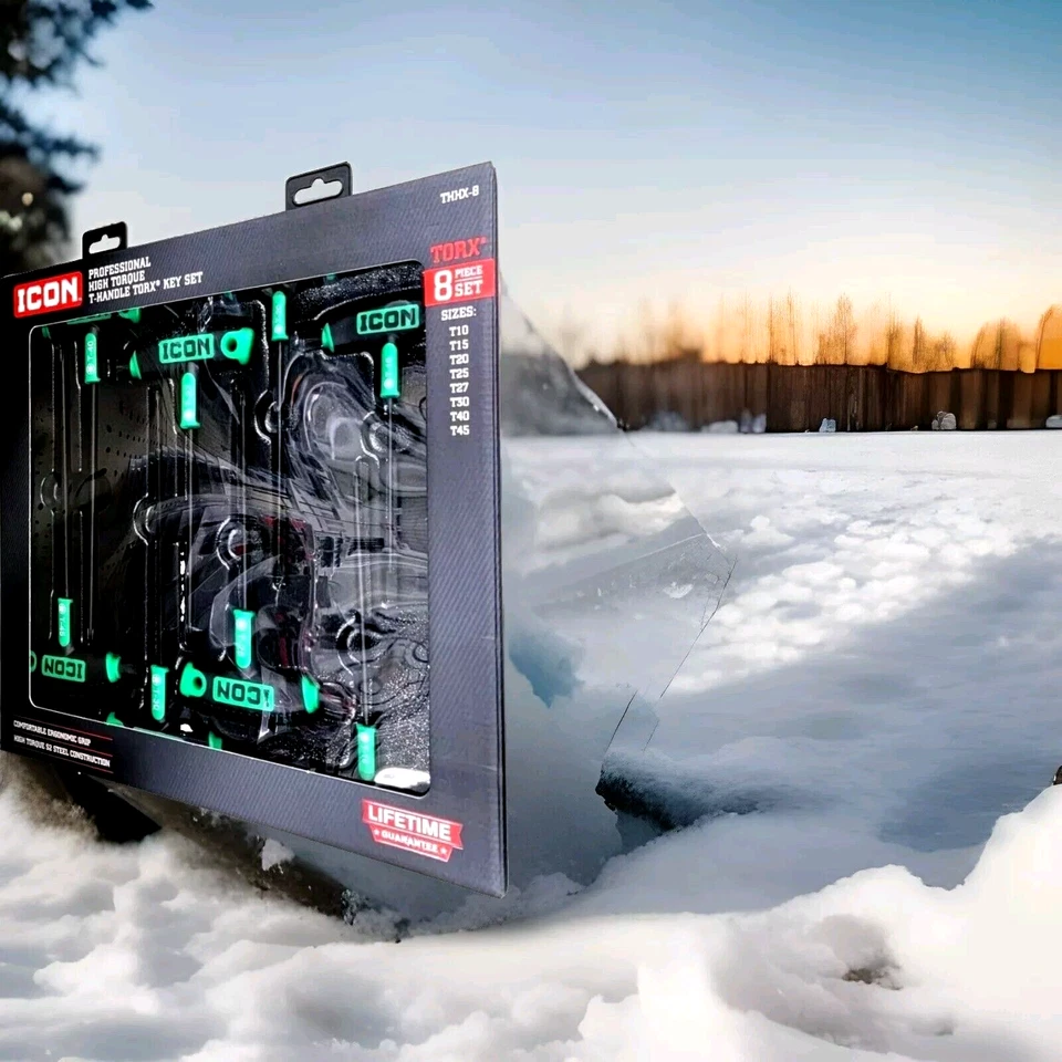 ICON Professional High Torque T-Handle TORX Key Set, 8 Piece - Image 2 of 4