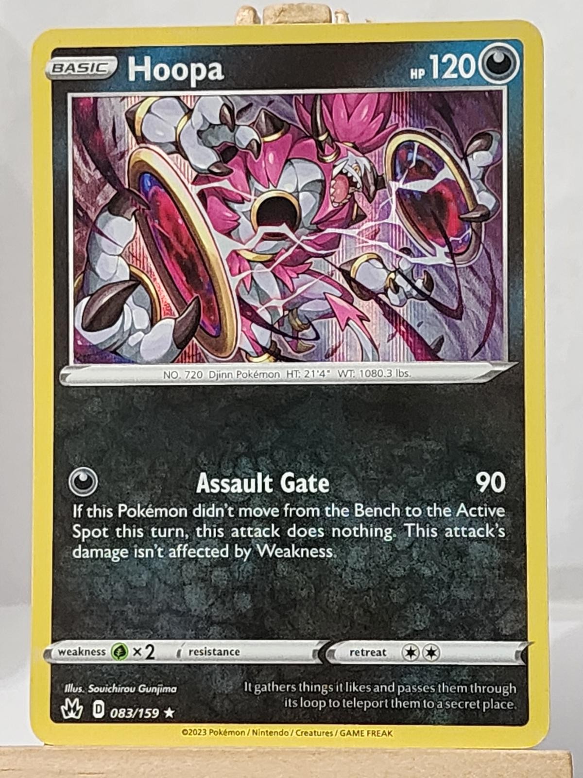 Hoopa 083/159 Holo Rare Crown Zenith Pokemon Near Mint