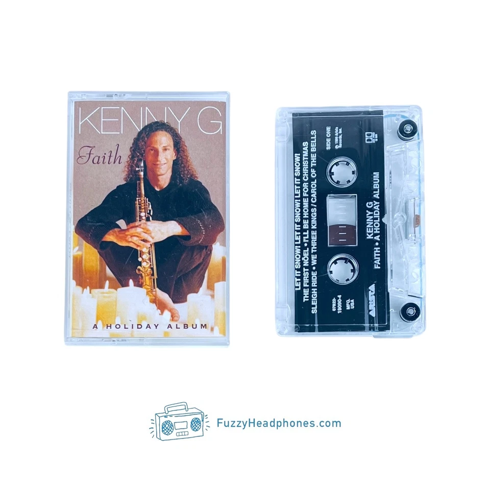 (3) Kenny G Christmas Cassette Tapes: Faith Wishes Miracles Holiday Album TESTED Foto 4 de 4