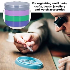 Watch Parts Storage Box Multipurpose Round 5 Layers Colourful Watches