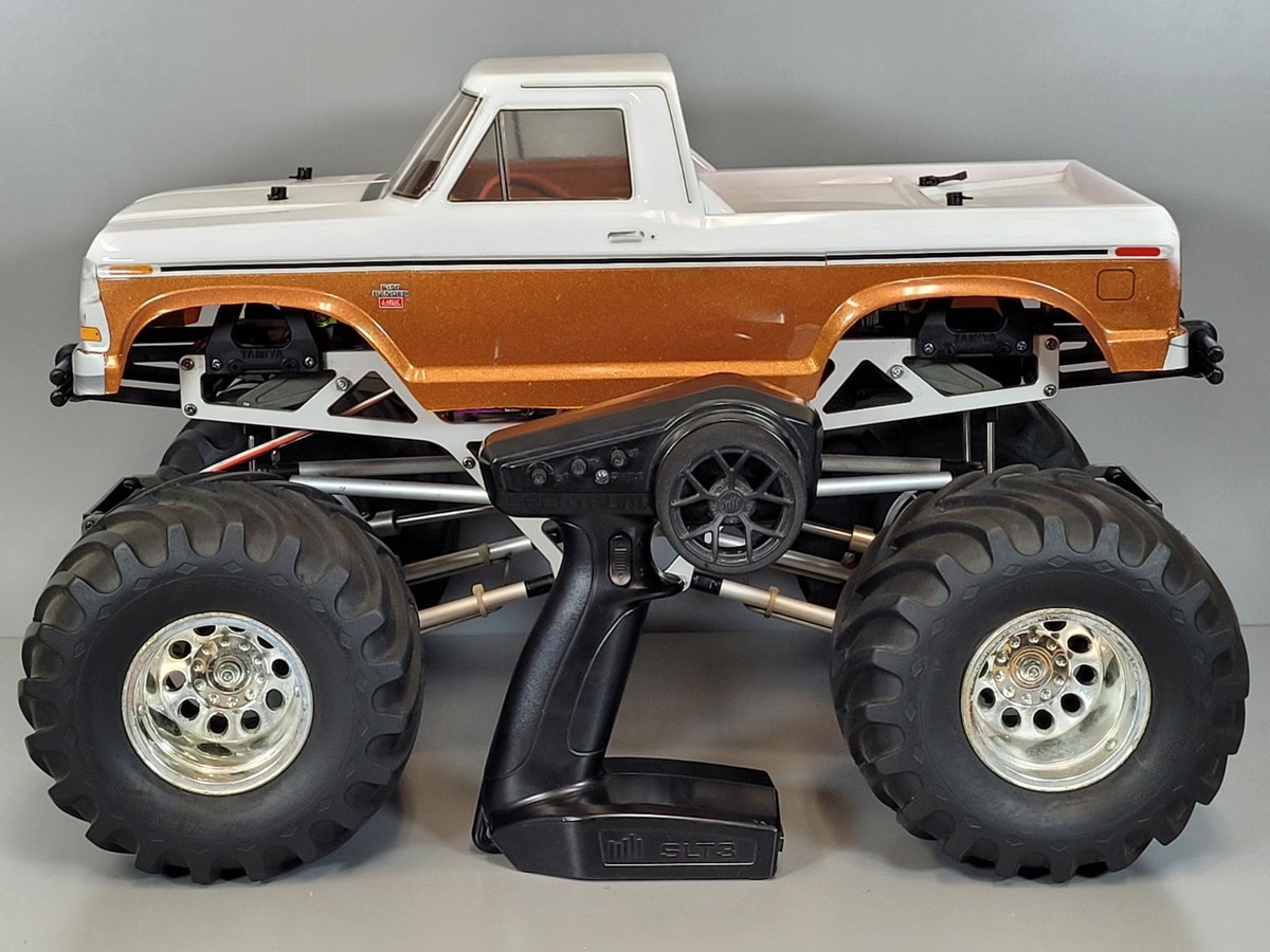 Custom Tamiya 1/10 RC TXT-1 Monster Xtreme Truck Chassis w/Ford