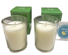 TWO Aquiesse MONTEREY PINE Candles Glass Jar 6.5 Oz NEW in BOX Made California