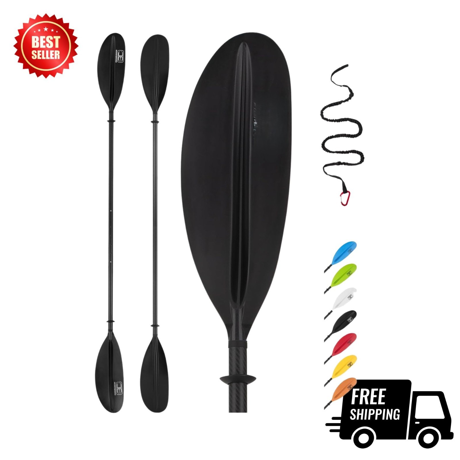 Paddle 86-94in With Leash For Adults