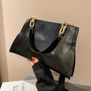 Les femmes tous les jours grand sac de pied – Doucement PU Épaule en cuir & Sac à main pour corps croisés