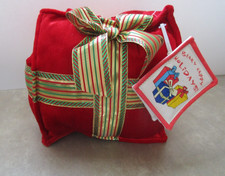 Build-A-Bear CHRISTMAS COSTUME RED VELVET WRAPPED GIFT BOX Teddy Clothes Outfit