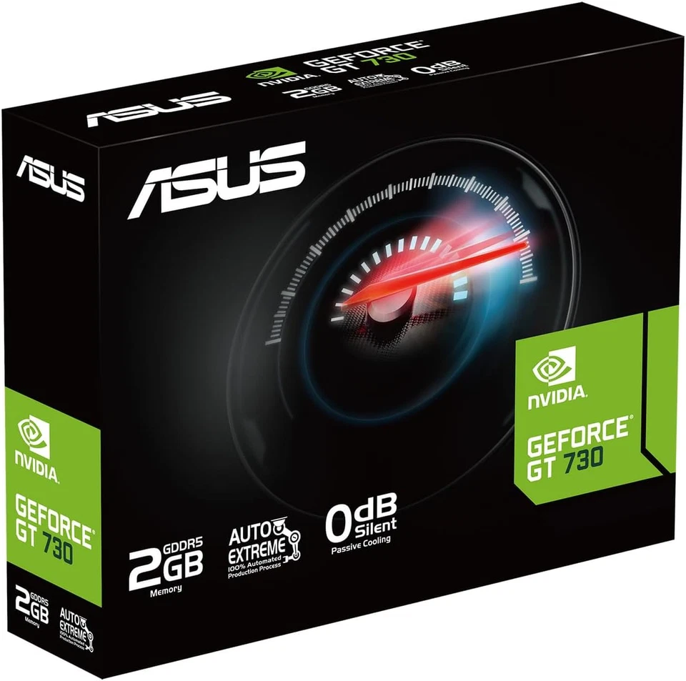 Asus Geforce GT 730 Scheda Grafica, 2 GB GDDR5, Pcie 2.0, 4 HDMI 1.4B, Opengl 4. - Immagine 4 di 4