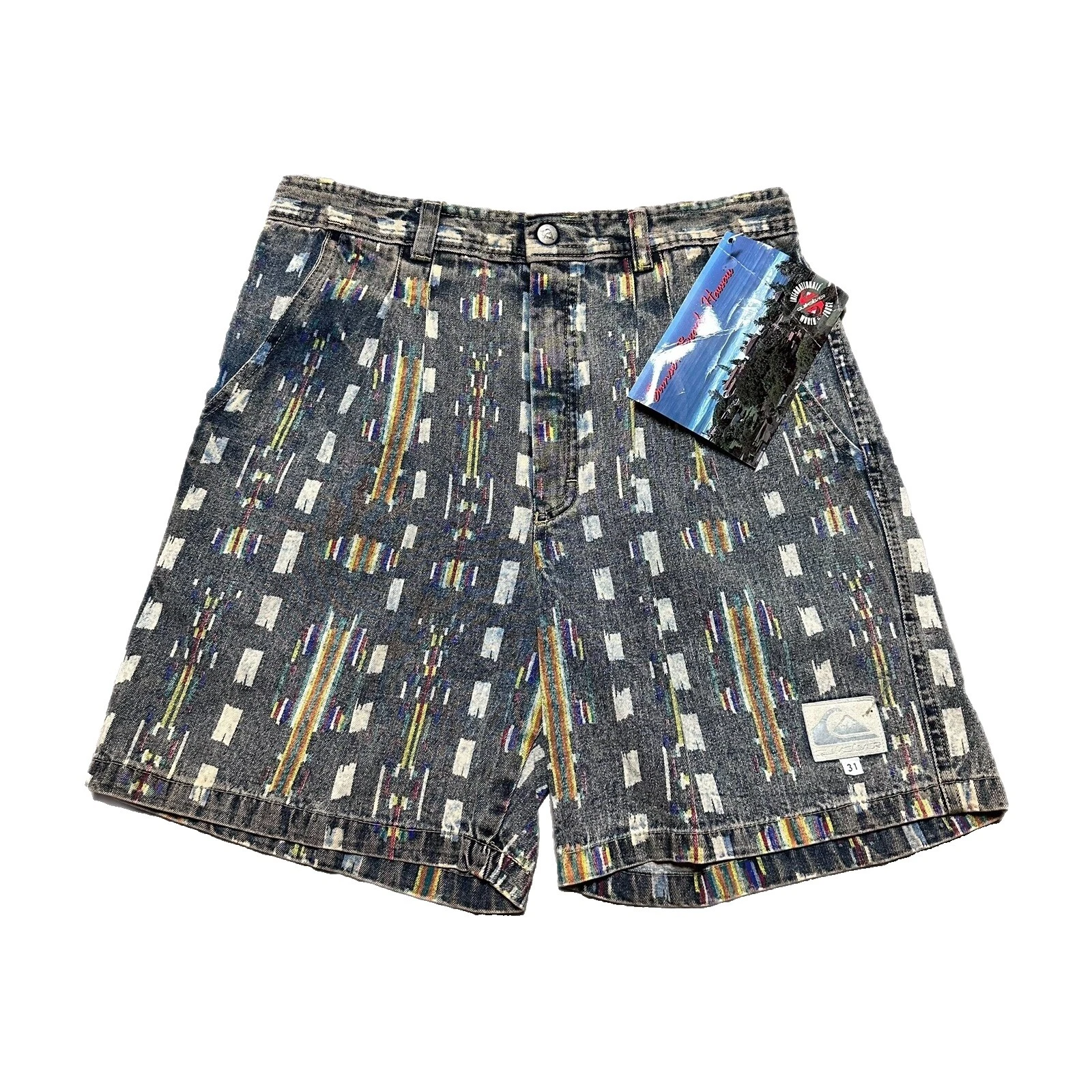 Shorts de Algodão Quiksilver Geométrico para Homens