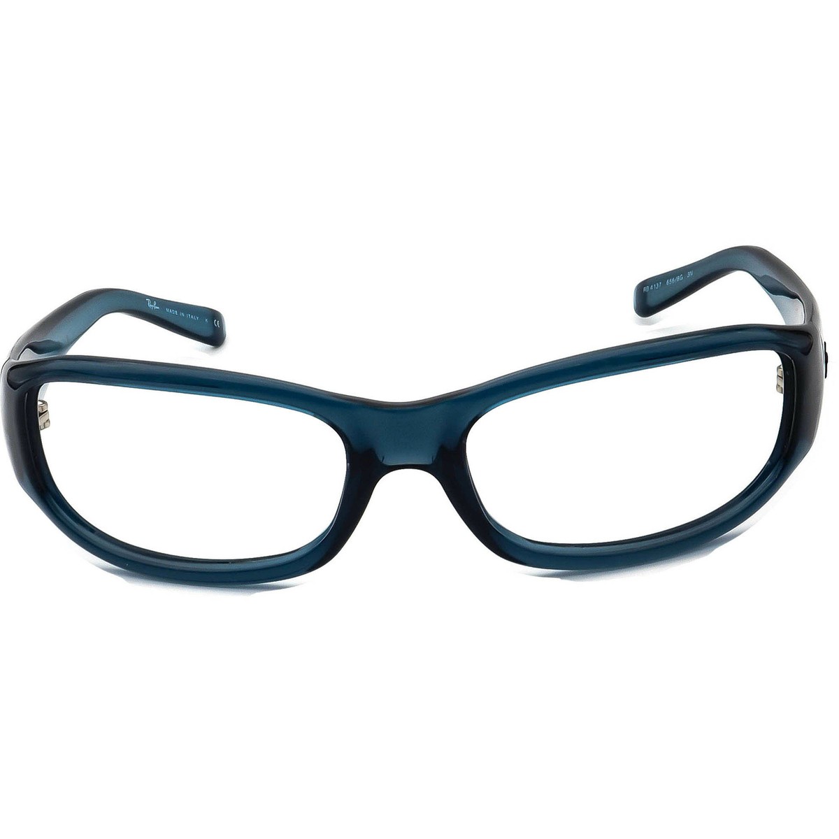 Ray-Ban Sunglasses Frame Only RB 4137 656/8G Transparent Blue Wrap