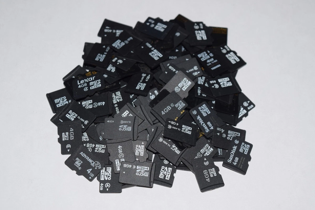Lot of 3pcs Used 4gb Kingston SDHC MEMORY CARDS NIKON CANON CAMERAS