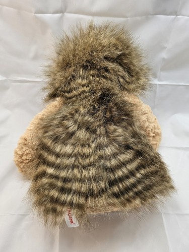 NEW! Aurora Brown Hedgehog Plush Soft Toy Stuffed Large 18" Animal 2017 with Tag - Picture 3 of 3