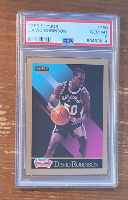 1990 Skybox #260 David Robinson PSA 10 San Antonio Spurs (I)