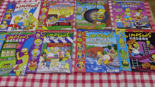 simpsons comics bundle of 8