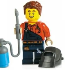 LEGO City: Welder Minifigure (Harl Hubbs) with Welding Equipment