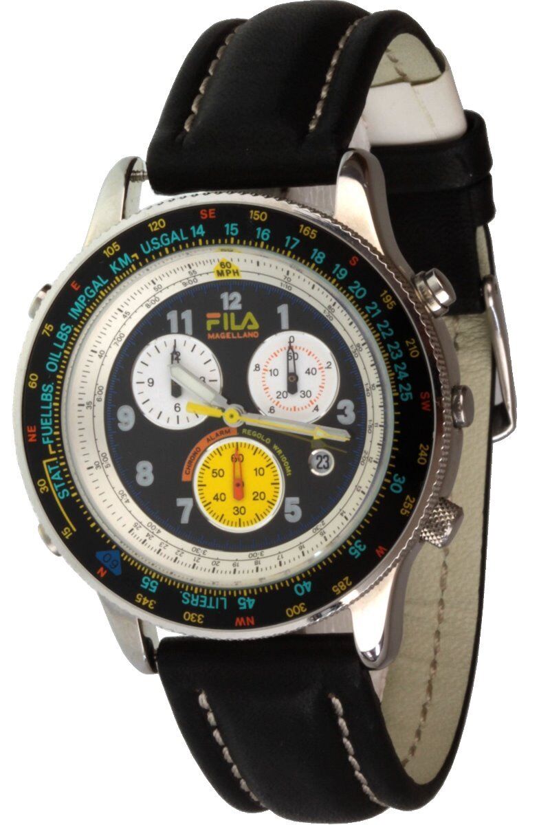 Fila Watches Alarm Chronograph Magellano Quartz Watch Men's Watch