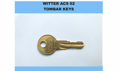 WITTER, TOW TRUST, GDW, THULE ACS02 ACS 02 ACS 2 TOWBAR KEY BUY 2 GET A 3RD FREE