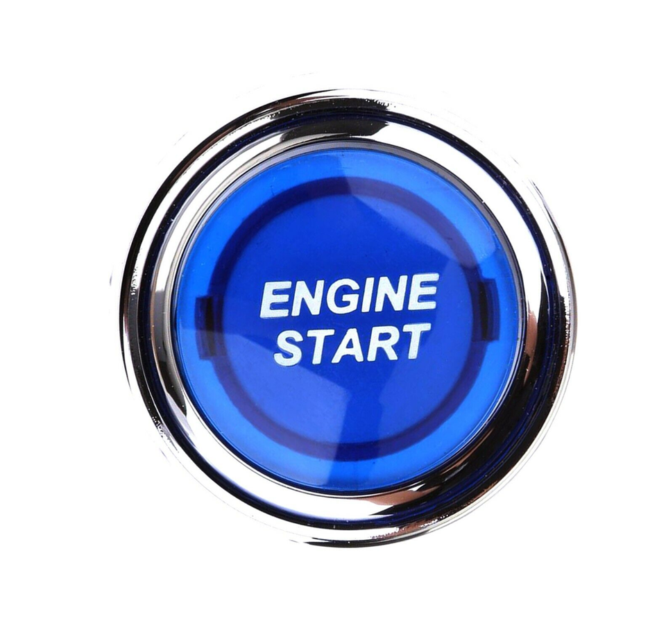 Car Illuminated Engine Start Switch Push Button Starter Ignition On Off ...