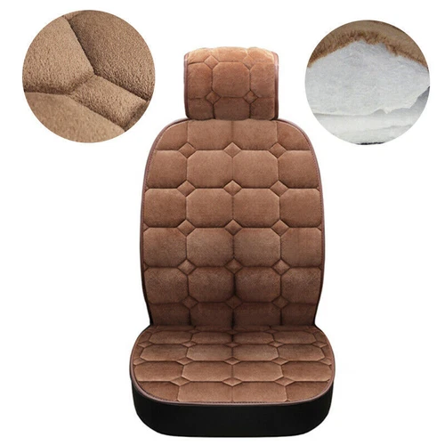 2PCS Genuine Australian Sheepskin Fur Long Wool Car SUV Front Seat Cover Winter - Picture 18 of 18
