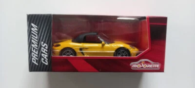 PORSCHE 718 boxster jaune - Réf 209G MAJORETTE Premium Cars - Boite 1/58 - Photo 1/2