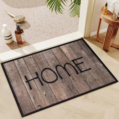 Vikama 40*60Cm 3D Holzmaserung Blume Boden Matte Eingangstür Matte Fuß Matte Val