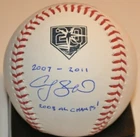 Andy Sonnanstine Autographed 2008 Tampa Bay Rays 20th Anniversary Baseball COA