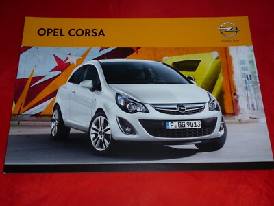 Opel Corsa D Selection Edition Energy Innovation Color Edition OPC brochure 2013