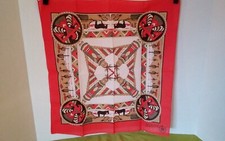 NEW Vintage RN 13960 PARIS USA Bandana 50/50 Cotton Poly Southwestern Native