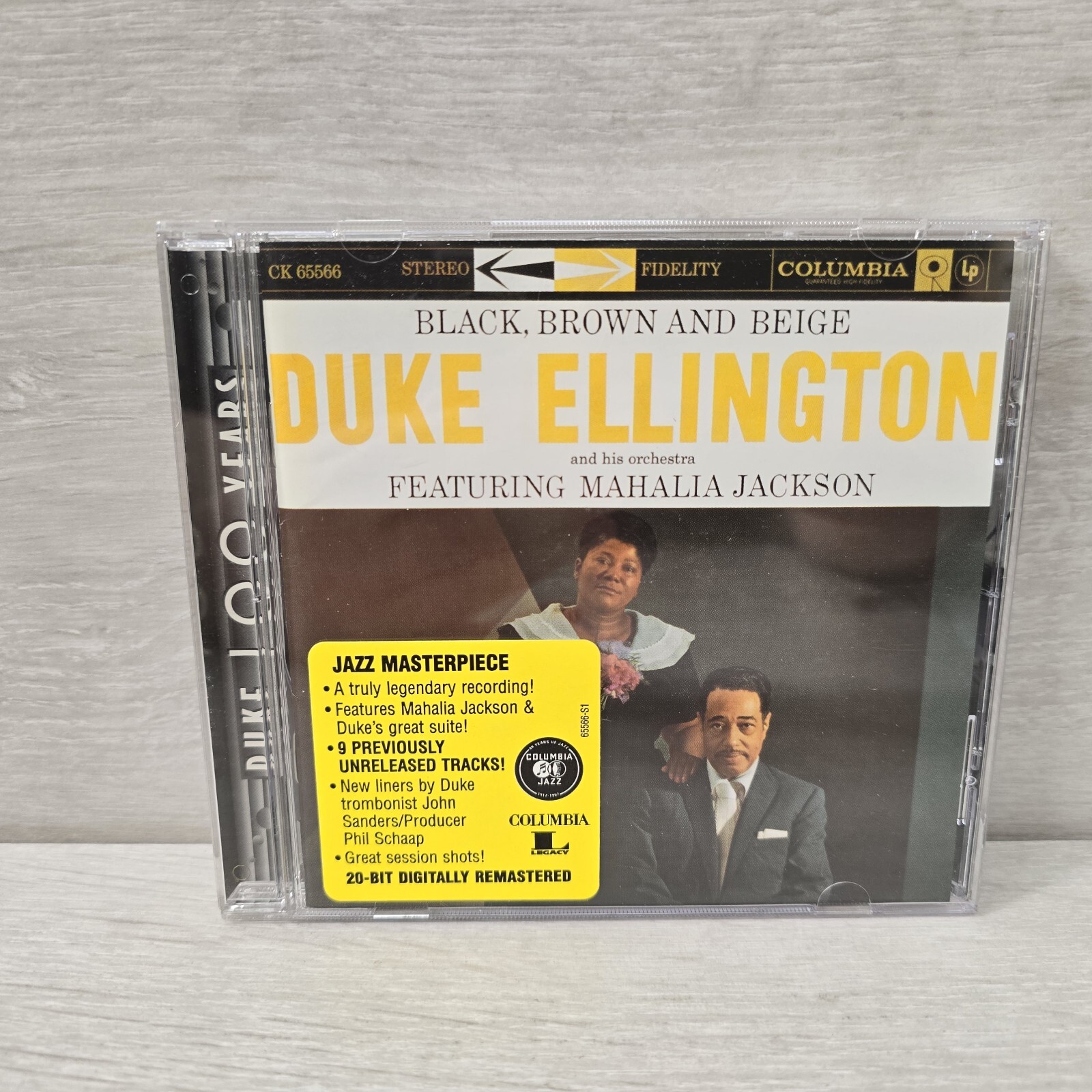 DUKE ELLINGTON Black Brown & Beige CD 1999 US 20 Bit Release Bonus Tracks VGC