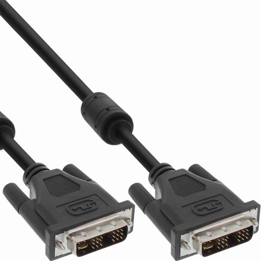 INL InLine® Cavo DVI-I 18+5 maschio / maschio, 2m, Digital/Analog, Single Link,