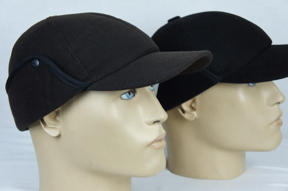 棕色或黑色羊绒像飞行员猎杀 ELMER FUDD 帽子 M-3XL 全新带标签 — 第 4/4 张图片