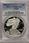 1986 S PCGS PR70 DCAM American Silver Eagle PROOF - L123.13