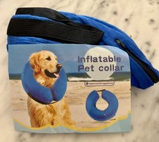 Inflatable Pet Collar, Soft Blow-up Dog Collar, Veterinarian-approved