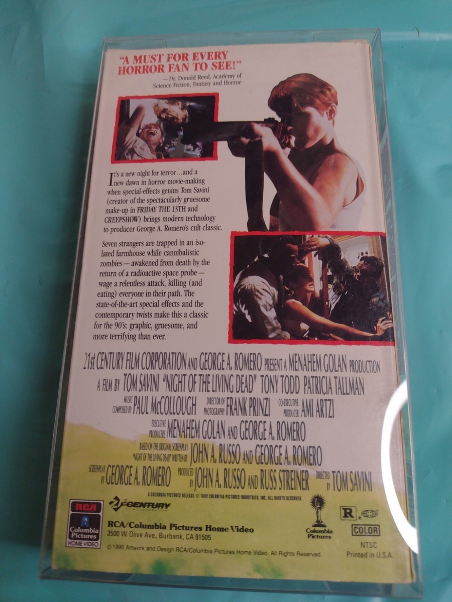 Night of the Living Dead - VHS 1990 - RARE Promo Copy