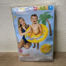 Intex My Baby Float Yellow Toddler Pool Swim Float 26.5 Inches For Ages 1-2