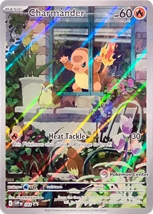 Tarjetas promocionales Charmander 044 Sv: escarlata y violeta