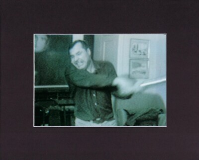 8X10'' Matted Print Art Picture Andy Warhol: Charles Rydell, Fight 1975, Video