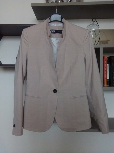 Giacca blazer rosa cipria Zara tg. XS / S (EU 34 veste IT 40-42) - COME  NUOVA | eBay