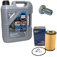 MotoröL Set 5W-30 5 Liter + ÖLfilter SH 424 P + Schraube FüR BMW 3Er 5Er Z3 E36