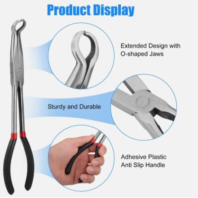 HOT 11'' Electrical Disconnect Long Spark Plug Removal Pliers For Car Connector