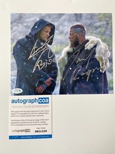 TRAVIS FIMMEL & ALEXANDER LUDWIG Signed Autograph 20x25cm VIKINGS ACOA