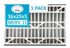 Trion Air Bear 259112-105 - 16" x 25" x 5" Pleated Air Filter, MERV 11