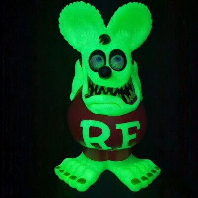 Rat Fink Glowing-In-The-Dark Giant Bank 60Cm Funko Wacky Wobbler