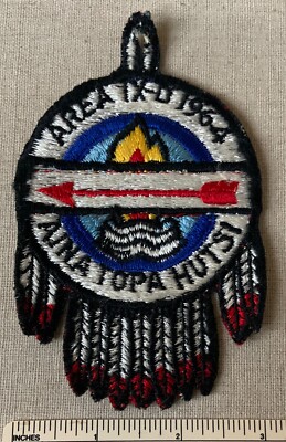 Vintage 1964 OA AREA IX-D Conclave PATCH 9D WWW Aina Topa Hutsi Lodge 60 Host