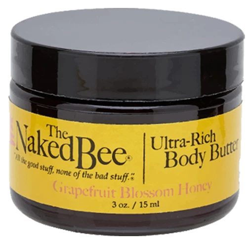 Naked Bee Body Butter 3 Oz. - Grapefruit Blossom Honey