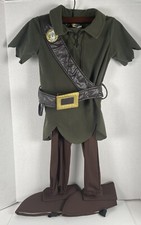 Disney Store Halloween Costume Peter Pan Kids Unisex Size S 5/6 Great Condition