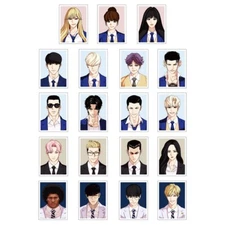 LOOKISM OFFICIAL MD GOODS ID PHOTO STICKER / Character Concept Korea Webtoon